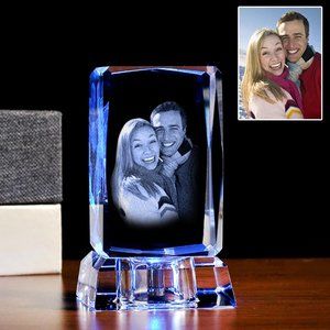 Personalized Laser Engraved Hologram Prism